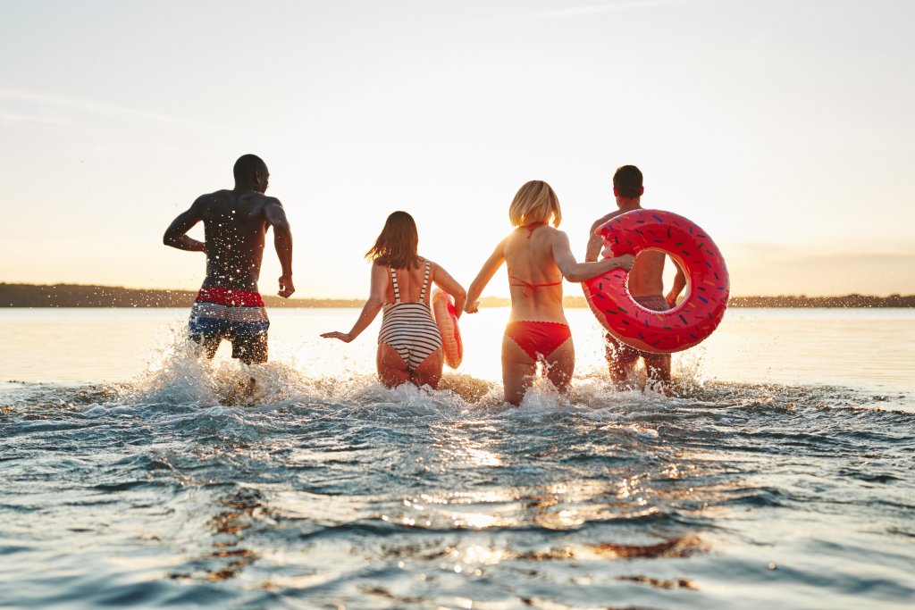 Bikini, Badeanzug, Badehose waschen, trocknen