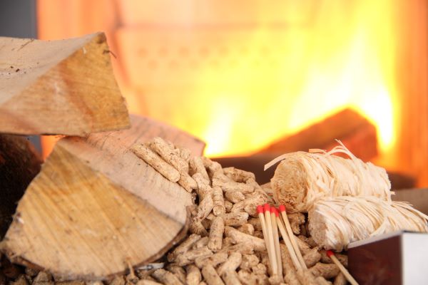 Ofen Kamin, Pellets Feuerholz