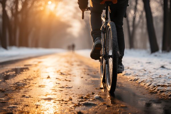 Radfahren im Winter - sicher und gesund ans Ziel