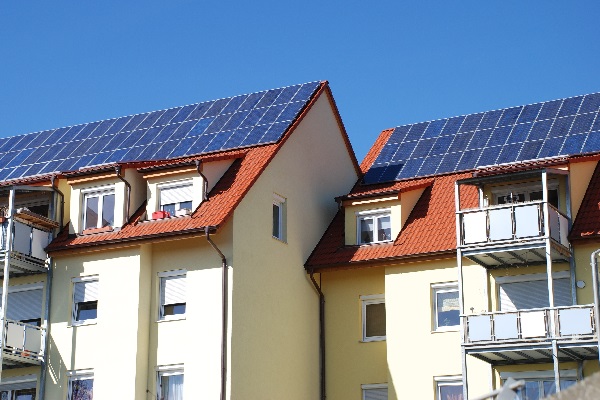 Photovoltaik auf Mietshäusern